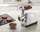 00020284 Gourmia Compact Electric Meat Grinder With Attachments Heavy 0816425020284