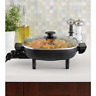 0027045797986 Electric Skillets Cast Aluminum Square Nonstick Cook Surface