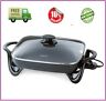 0172302703726 Branded Large Deluxe Nonstick Electric Skillet Frying Fry