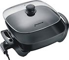 0675902654950 Gforce Square Electric Skillet Frying Pan With Lid
