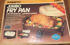 06810 Presto Vtg Jumbo Electric Fry Pan Covered Mint Nib