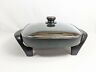0720 West Bend Electric Skillet Teflon Coated Glass Dome Lid Bldgmer