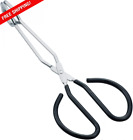 10-inch Kitchen Scissor Tongs Stainless Steel Cooking Outdoor Bbq