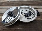 120ocu Royal Prestige Electric Skillet Frying Pan Liquid Core Waterless Cookware