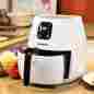 Jmddk58-017 1300w K58-017 Homeleader Electric Air Fryer Cooker With Rapid Circulation System Low-fat White 817739020434