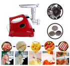 1300w-red Unbranded Domestic Multifunctional Electric Sausage Maker Meat Grinder Us Red