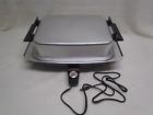 13669-1 West Bend Lektro Maid Electric Skillet Tray Wooden Board Plug