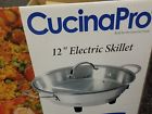 1453 Cucinapro Electric Skillet 12 Inch Stainless Steel 189384000209