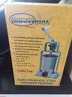 168613 Northern Industries Lb Stainless Steel Tabletop Sausage Stuffer Never Used