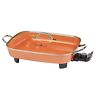 16cc-skillet Cooper Chef Copper Deluxe Electric Skillet With Stainless 752356825201