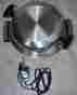 17450 Townecraft Stainless Steel Electric Skillet Fully Immersible Dome Lid