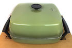1896 West Bend Vintage Westmark Avocado Green Non Stick Electric Skillet