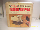 2100m-2 Rival Model Grind Matic Almond Meat Grinder In Box Never