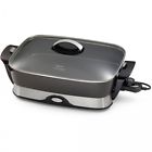 21980 Presto Inch Electric Skillet Foldaway Aluminum Roast Fry 767840821980