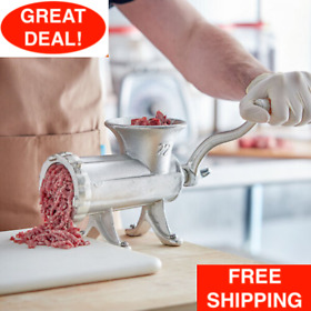943362201w #22 Tin-coated Countertop Manual Meat Choppers Grinders Light Duty Processing