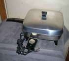 2251 Dominion Vintage Electric Frypan Skillet Fryer Basket Pristine