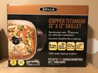 14607 22858 Bella Inch Electric Skillet With Copper Titanium Coating Wat