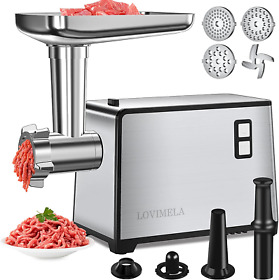 2500w Electric Meat Grinder Sausage Stuffer Maker Stainless Steel Food