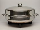 344-a Farberware Stainless 12 Electric Skillet Buffet Fry Pan Dome Lid Usa