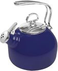 37-18s Bl Chantal Classic Teakettle Quart Cobalt Blue