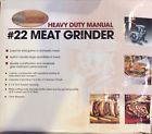 400287519101 Cabellas Heavy Duty Manual Meat Grinder New