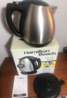 40870 Hamilton Beach Electric Tea Kettle Capacity Stainless Steel Cup