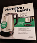 40989e Hamilton Beach Stainless Steel Electric Cordless Kettle Cup Liter