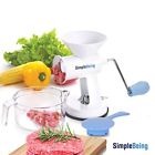 4336036755 Simple Being Manual Meat Grinder Set With Stainless 0850896008082