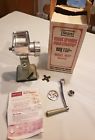4977 Sears Meat Grinder Hand Operated With Box Manual Model Avocado