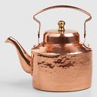 501622 Cost Plus World Market Mini Hammered Copper Teakettle By