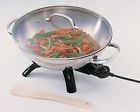 56287 Unbranded Electric Wok Stainless 642222256287