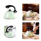 608651655022 Stainless Steel Stovetop Whistling Tea Kettle Fizzy Green