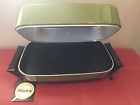65750 Sears Vtg Green Electric Skillet
