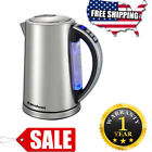 669818168496 Unbranded Electric Tea Kettle Hot Water Stainless Steel