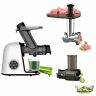 679095129509 Qisebin Slow Juicer Masticating Meat Grinder Slicer Shredder