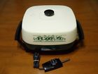 72017-001 West Bend Vintage Electric Skillet Nonstick Surface White And Green