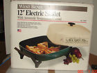 72017 West Bend Vintage Nib Electric Skillet Forest Green Beige