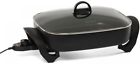 72215focus West Bend Oblong Black Deep Nonstick Electric Skillet 0072244722154