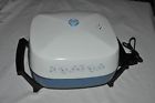 7284 West Bend Blue Base Square Vented Electric Fry Pan Skillet