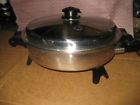 7814 Saladmaster Oil Core Stainless Electric Skillet Immersible Nice