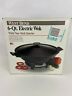 7911716 West Bend Qt Electric Wok With Non Stick Interior Black