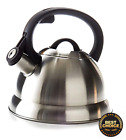 818850012735 Home Select Whistling Tea Kettle In Brushed Stainless 0818850012735