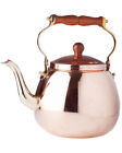 835a Old Dutch Copper Tea Kettle Multicolor