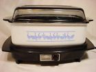 84604 West Bend Vtg Slow Cooker Crock Pot Qt Glass Lid