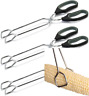 8541967631 Chef Craft Tongs With Straight Working Ends Black 663593183286