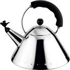 9093 B Alessi Kettle Bird Shaped Whistle Black 787162852691