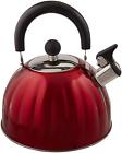 91414.02 Whistling Tea Kettle Stainless Steel Stovetop Teapot Round 085081145956