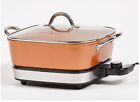 980130203s Copper Chef Pro Electric Skillet