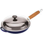 A1731028 Chasseur Cast Iron Frying Pan With Glass Lid 3244333012898