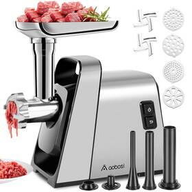 3000w Aaobosi 769390492344 Meat Grinder Electric Max Heavy Duty With 2 Stainless S